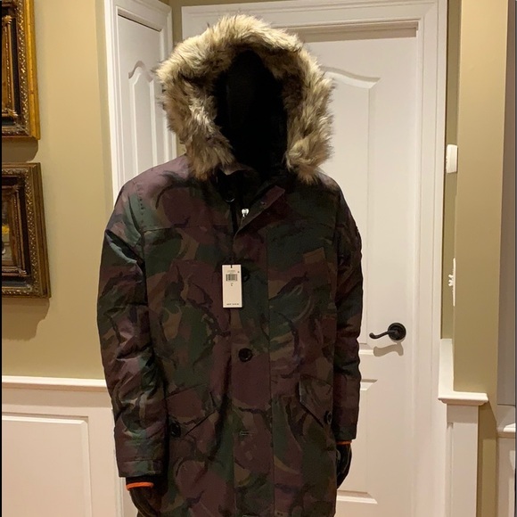 Polo Ralph Lauren down camo parka NWT
